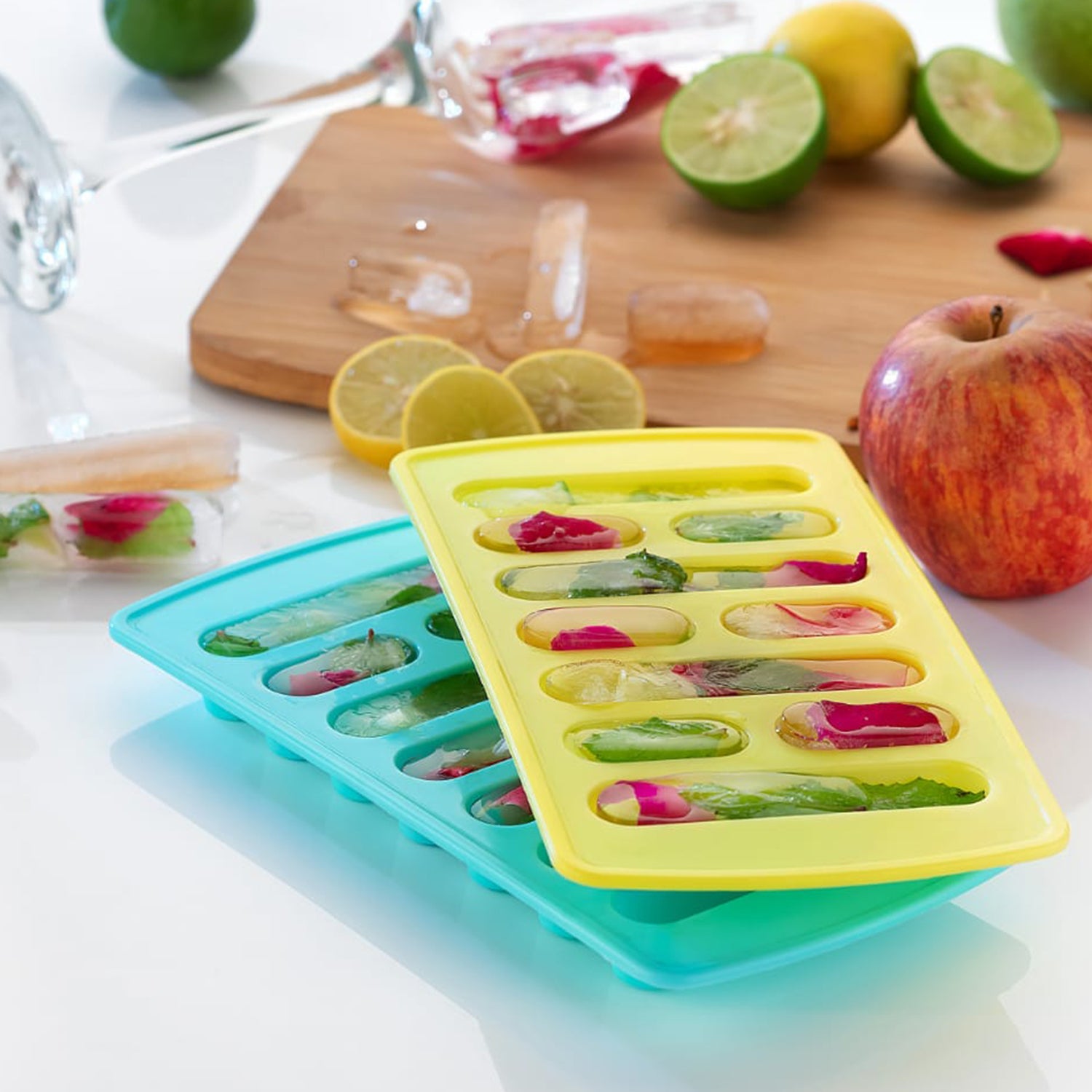 0784 4 Pc Fancy Ice Tray used widely in all kinds of household places while making ices and all purposes. freeshipping - DeoDap 0784 4 Pc Fancy Ice Tray used widely in all kinds of household places while making ices and all purposes. freeshipping - DeoDap
